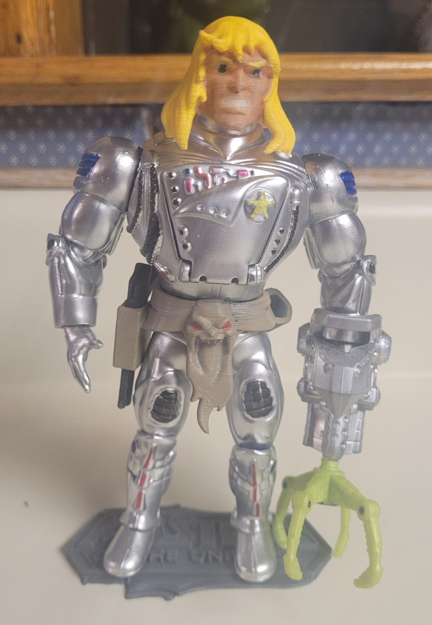 MOTU Masters of the Universe Origins Silver Sheriff He-Man custom reimagining
