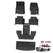 Floor Mats Cargo Liner for 1.Grand Cherokee L 6 Seats Floor Cargo Mats