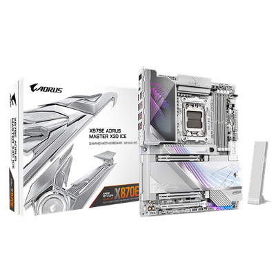 GIGABYTE X870E AORUS MASTER X3D ICE Motherboard//