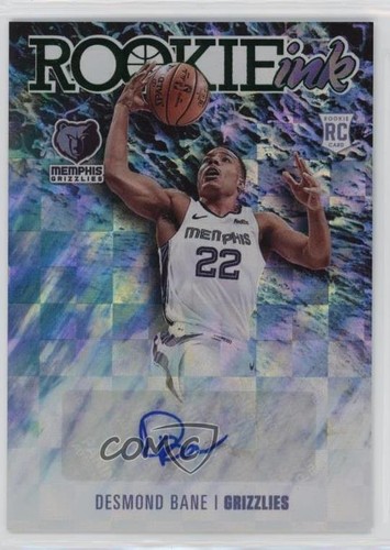 Desmond Bane [Green] #RI-DBN 2020 Panini Hoops Rookie Ink card