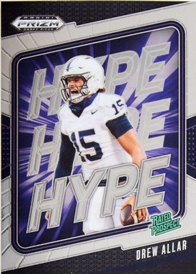 2025 P. Prizm Draft Picks Hype #9 Drew Allar Penn State Nittany Lions