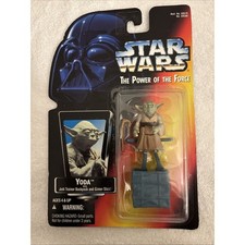 Master Yoda 2 Action Figure Star Wars Power of The Force Kenner 1995 Sealed