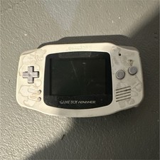 Nintendo Game Boy Advance AGB-001 White Handh...
