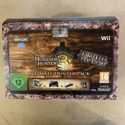 Monster Hunter 3 Tri Ultimate Hunter Pack - Nintendo Wii NEU SEALED Ultra Rare