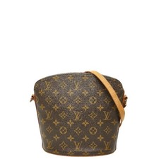 Louis Vuitton Monogram Drouot Crossbody Shoulder Bag M51290 Brown ... GZl1fok5
