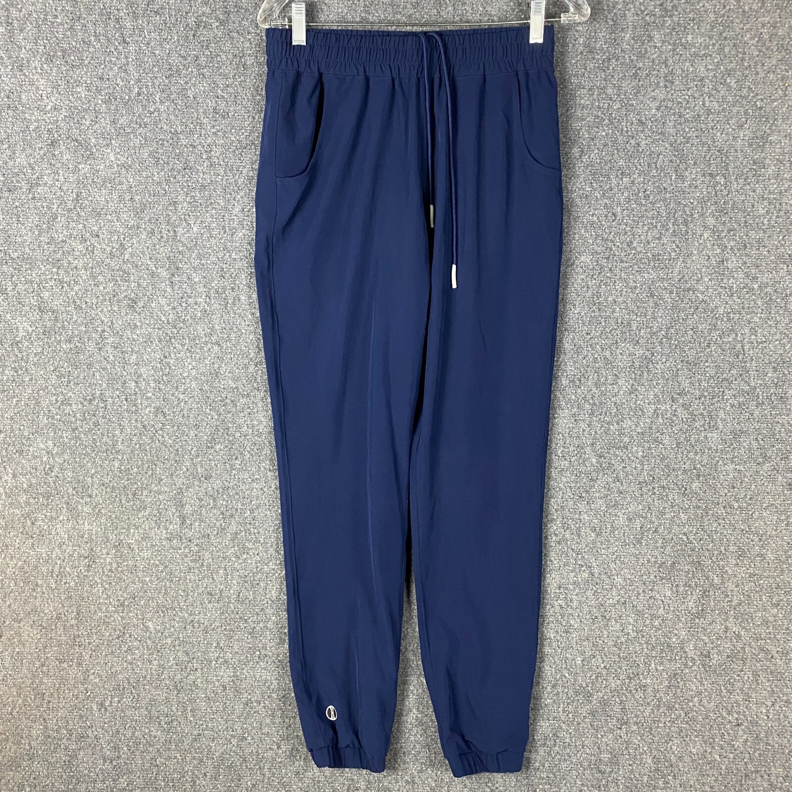 Holloway Joggers Women's Small Drawstring Stretch Navy Blue Polyester