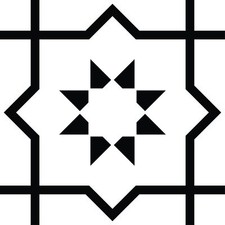 4 X 4 White And Black Sun Peel And Stick Removable Tiles