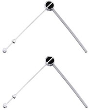2 ALTALINE BICYCLE 93MM LONG BRAKE LINK WIRE B-93 Z-TYPE SILVER/BLACK.
