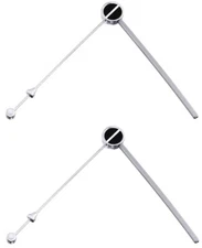 2 ALTALINE BICYCLE 93MM LONG BRAKE LINK WIRE B-93 Z-TYPE SILVER/BLACK.