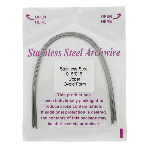 100 Pcs Dental Orthodontic Arch Wire Stainless Steel Archwire Round Rectangular - Picture 28 of 82