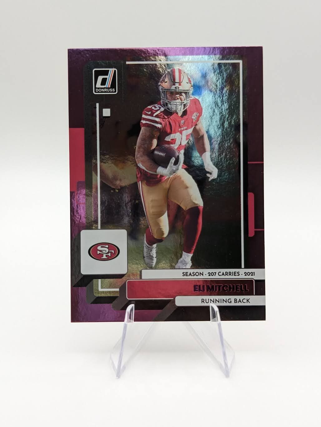 Eli Mitchell 2022 Panini Donruss Stat Line SP /207 #26 49ers