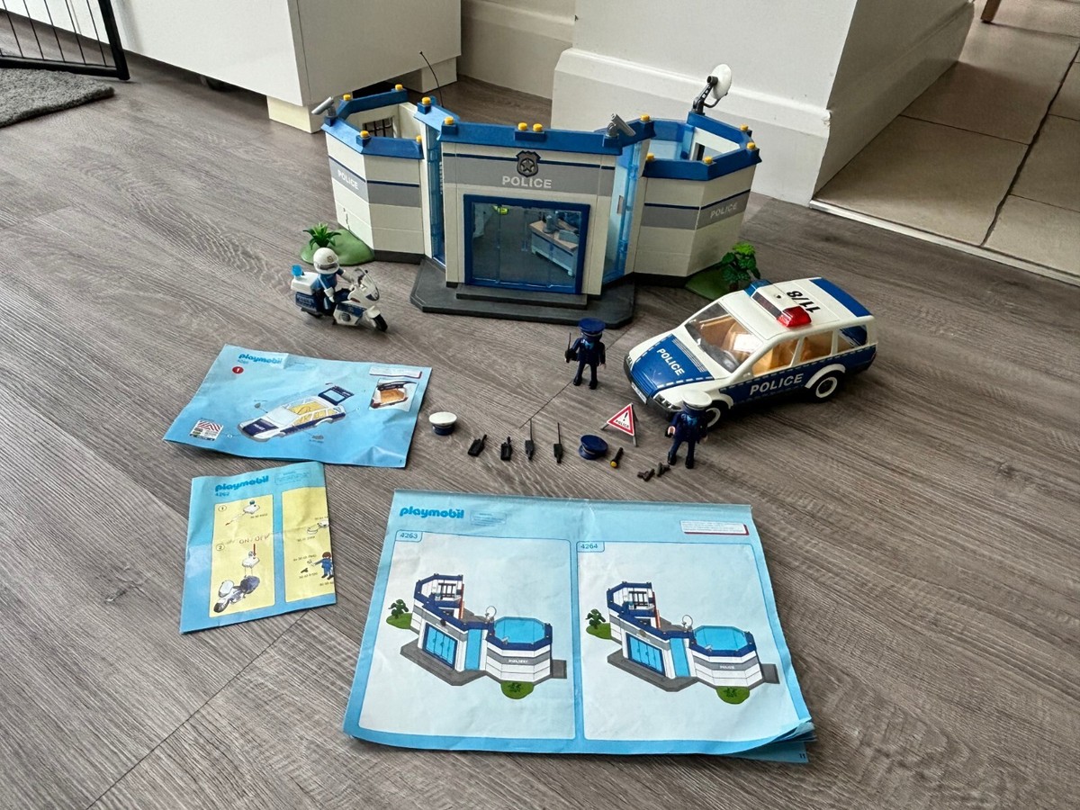 Police Station Playmobil Police Bike PLAYMOBIL 4260 4262 4263 4264