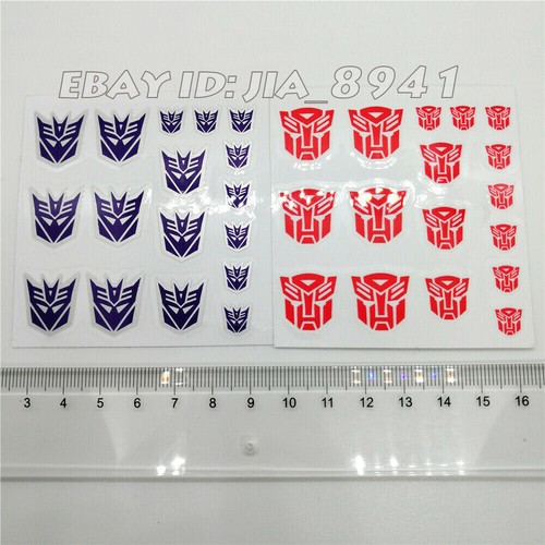 Deformable Robot G1 Autobots Decepticons Logo Sign Symbol Sticker Decal IN STOCK