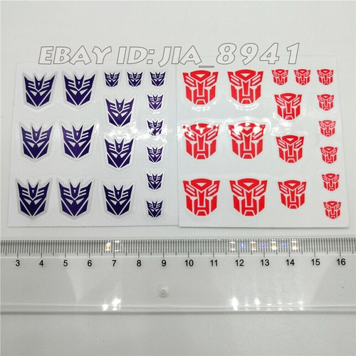 Deformable Robot G1 Autobots Decepticons Logo Sign Symbol Sticker Decal IN STOCK - Afbeelding 1 van 1