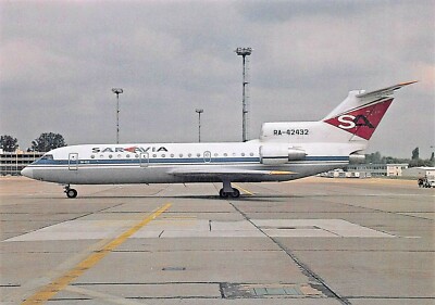 Saravia Yakovlev 42D RA-42432 c/n 4520424016542  Airplane Postcard