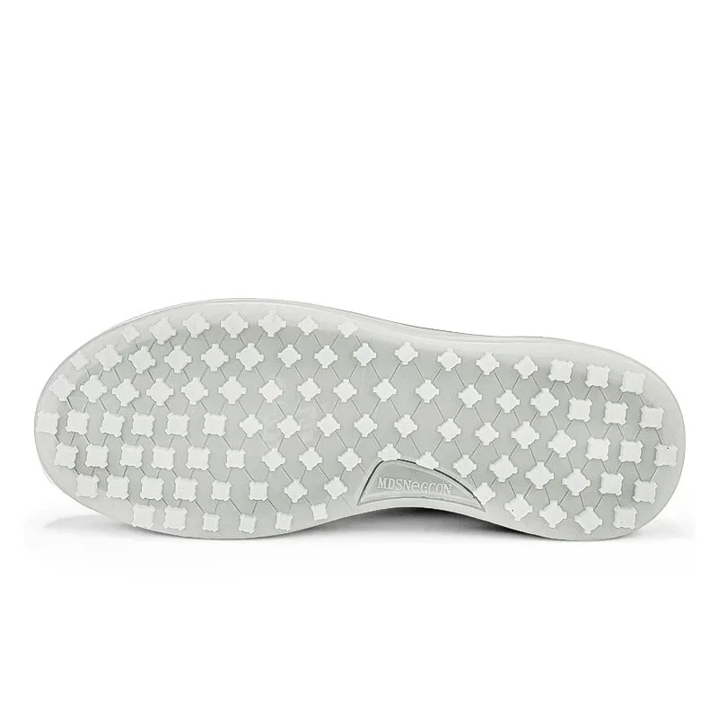 Tênis de golfe profissional sem cravos masculino calçados de caminhada para golfistas - Imagem 3 de 4