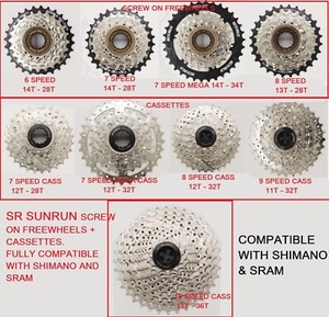 8 gear cassette