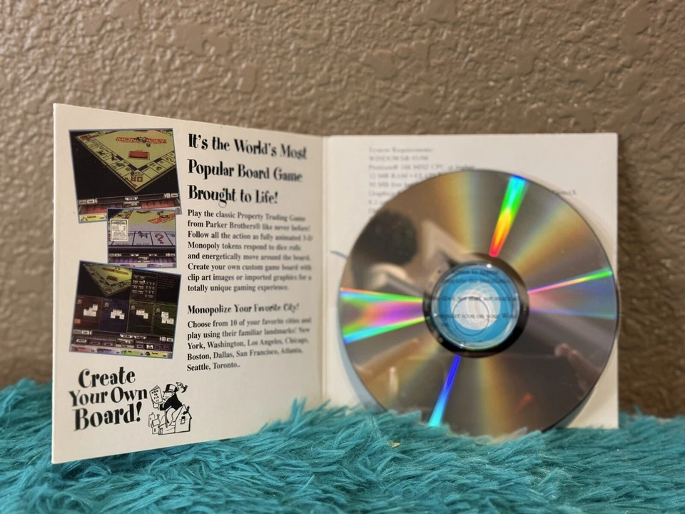 Monopoly PC CD-ROM 2001 in Live Action 3D - Windows 95/98 - Image 4 of 4