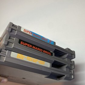 Lote de juegos Nintendo NES - Super Mario Bros 2, Mario Bros, Duck Hunt (3 juegos)