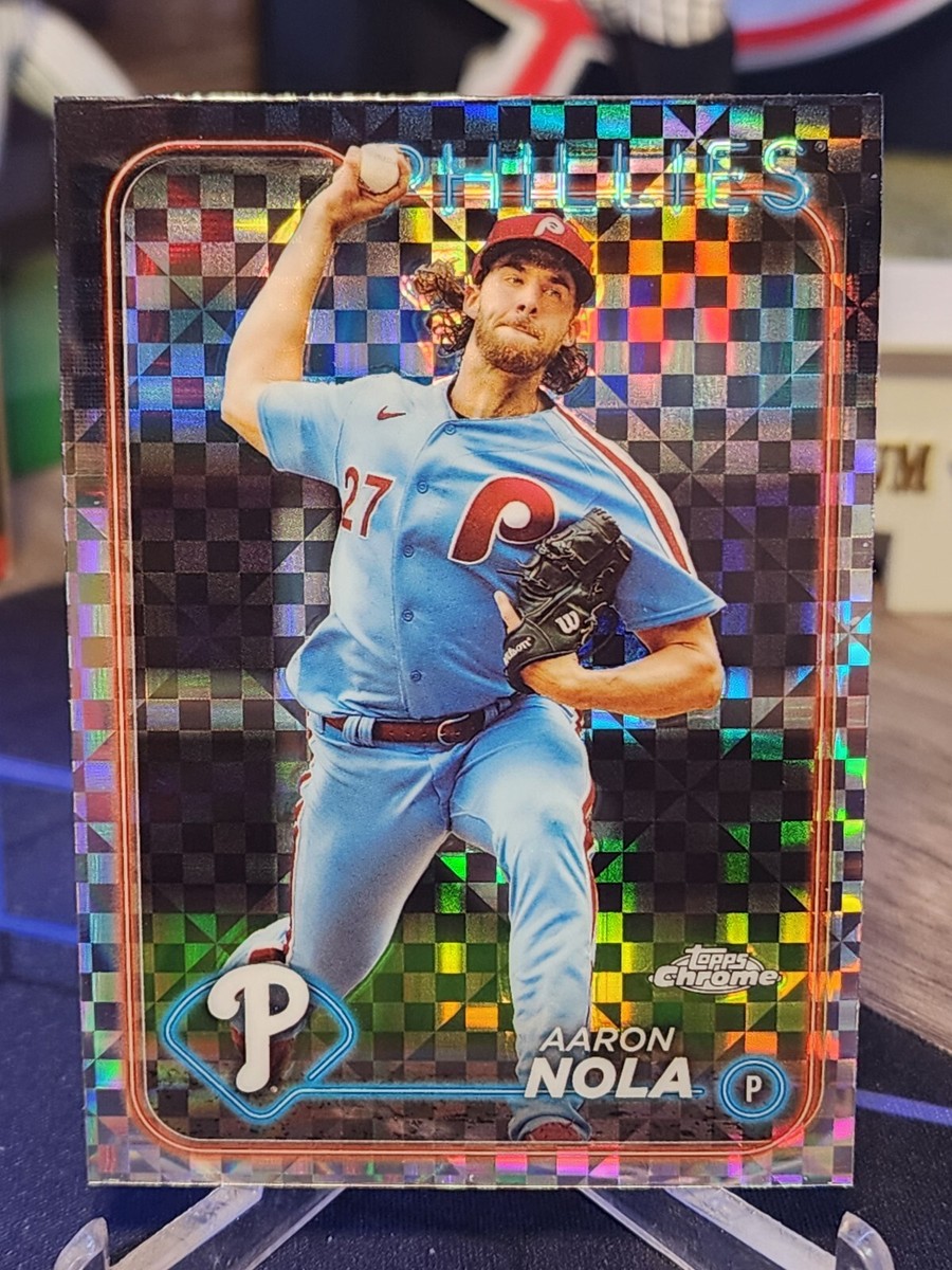 2024 Topps Chrome - X-Fractor #262 Aaron Nola | eBay