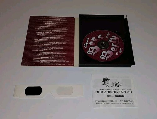 Cinema Beer Belly DVD Snap Case Hopeless Records Punk Rock Comp 3D Glasses HTF - Picture 4 of 4