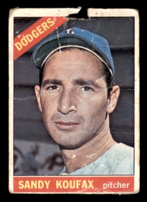 1966 Topps Baseball #100 Sandy Koufax PR *e1