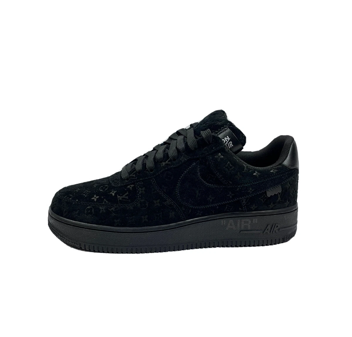 louis vuitton air force ones black