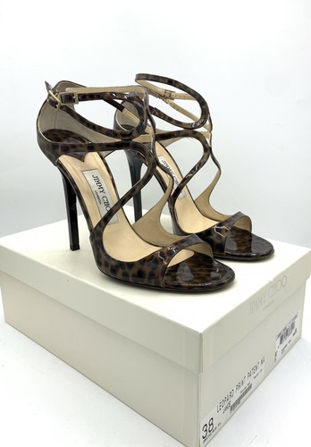 Jimmy Choo Patent Leather Leopard Lance 
