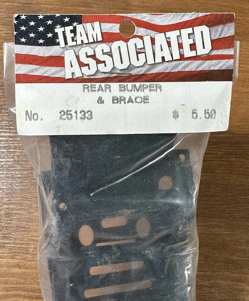 TEAM ASSOCIATED RC Car PARTS REAR Bumper and Brace PN. 25133 New - Image 2 of 4