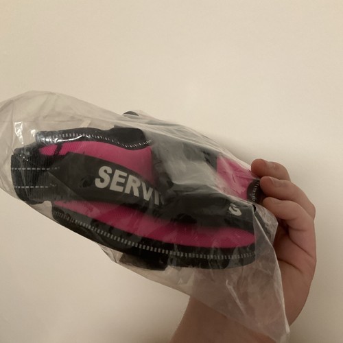 Pawshoppie Small Service Dog Harness With Handle Pink Emotional Support - Picture 6 of 6