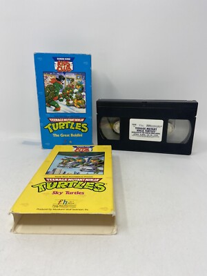 ジャンク　TURBOWINDER RE-8000 VHS Teenage Mutant Ninja Turtles Burger King Kids Club Vintage VHS