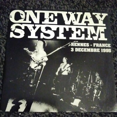 EINWEGESYSTEM .. RENNES. FRANKREICH 3 DEZ 1995 E.P 7'' ROT VINYL 