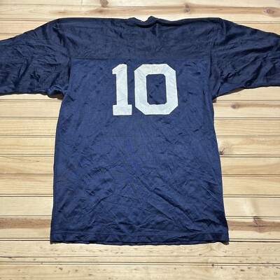 Vintage 80s Champion CBS Sports Tv Advertisement Promo Jersey Size