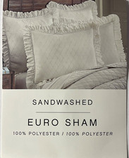 Euro Shams Sandwashed 26 in x 26 in