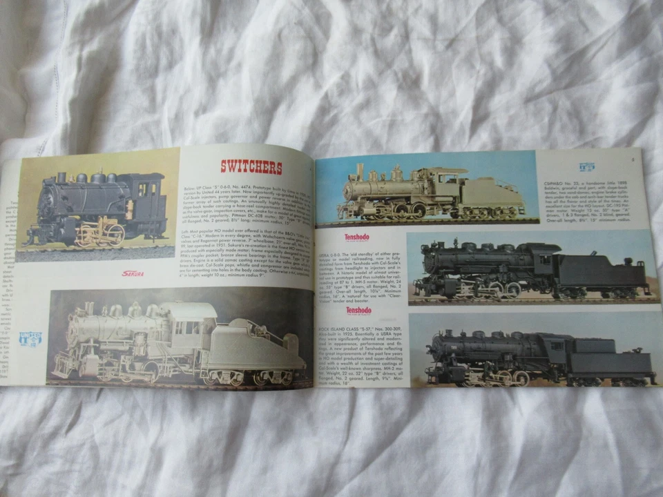 1965 Pacific train fast mail catalog brochure Santa Fe Sierra price list - Image 3 of 4