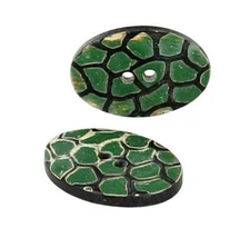 Lot of 10 Horn Turtle Back Handmade Buttons All Natural WHOLESALE CLOSEOUT