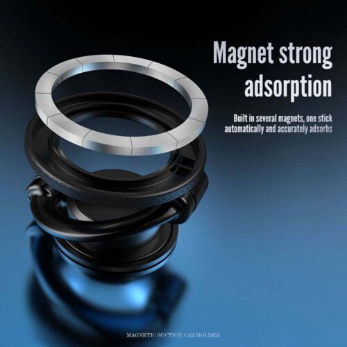 360° Rotation Magnetic Car Phone Mount Foldable Car Mount Stand Universal Holder - Picture 13 of 13