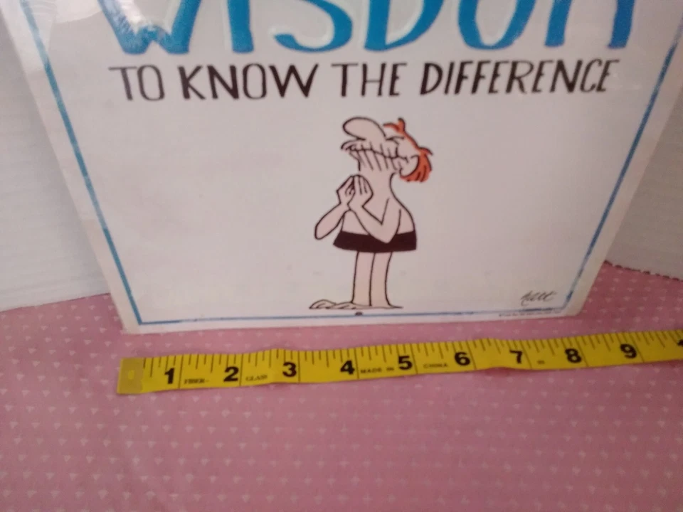 NEW B.C. Cartoon Tin Sign JOHN HART Serenity Prayer - Image 3 of 4