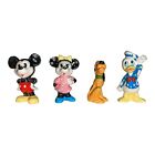 New Listing✨4 Vintage Walt Disney Japan Porcelain Figurines Pluto Mickey Minnie Donald Duck