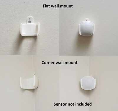 #ad wall mount for Ecobee Smart sensor 3D printed no drill no damage to wall $6.00