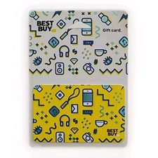 Best Buy Graphic Icons Carded Gift Card No  Value Collectible