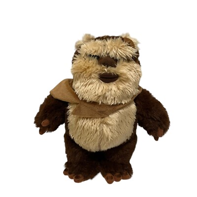 Disney Parks Star Wars Wicket Warrick Ewok Plush 9” Plush