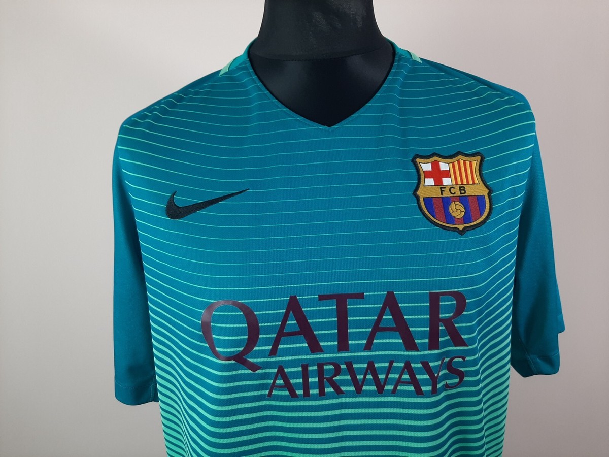 Xavi #6 Barcelona 2016/2017 NIKE 3rd Football Shirt Men's
