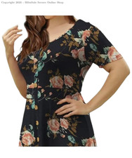 VOIANLIMO 4X Women’s Summer Short Sleeve Button Down Dress