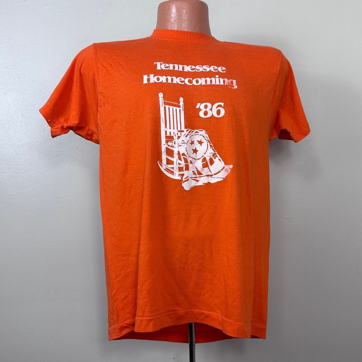 Vintage 1980s Tennessee Homecoming 86 T-Shirt 80s Screen Stars