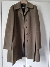 Jil Sander 100% cashmere A line style relaxed fit coat Size 34 fits larger