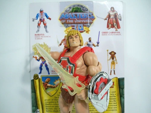K21i0059 THUNDER PUNCH HE-MAN W/ FULL CARD CLASSICS FIGURE MOTU 100% COMPLETE 