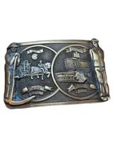 Vintage 1980's IH McCormick Reaper Spec Cast Inc. Belt Buckle