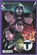 Titans United Bloodpact #1 1:50 Stephen Byrne Variant Actual Scans!