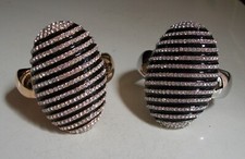 Women's Silver, Gold  Black Fashion Rhinestone Party Bangle Cuff Bracelet